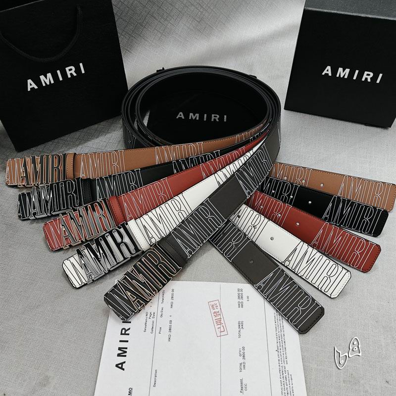 Amiri belt 38mmX90-125cm lb52